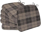 AAAAAcessories Chair Cushions for Dining Chairs, 17 x 16 x 2 in, Set of 6 by AAAAAcessories