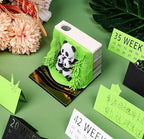 2026 Time Piece Calendar 3D Weekly Calendar Notepad 3D tear away calendar DIY Paper Carving Art Desktop Decoration Gift for Christmas Birthday Anniversaries J - Image 5