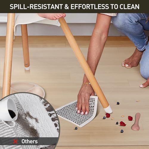 Area Floor Mat for Home, 3'×5' Transparent No Slip Vinyl Area Rug - Image 2