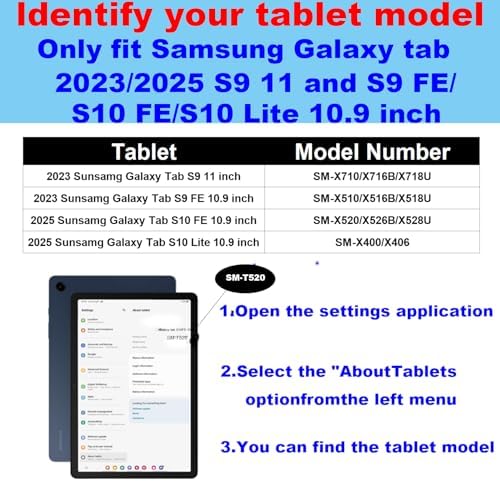 Case for Samsung Galaxy Tab S9 FE/S10 FE/S10 lite 10.9"/S9 11" - Image 2