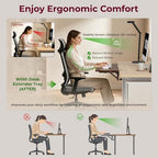 Desk Extender Tray, 16"×12" Clamp-On Arm Rest Shelf, 90° Foldable Computer Elbow Support for Office Home, Space-Saving Keyboard Mouse Tray (Vintage Burnt Color) - Image 6