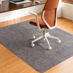 Funwheat Woven Office Chair Mat for Hardwood Floor, 48 x 60 in, Dark Grey by FunWheat