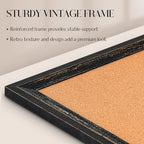 Cork Board Bulletin Board, 30"x20" Corkboard for Wall - Image 3