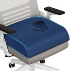 TranquilRelax 2XL Memory Foam Seat Cushion for Office Chair, 3.7-Inch, Blue by Unknown