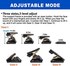 Ergonomic Under Desk Footrest & Leg Rest Stool with Massage Roller - Image 5