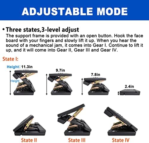 Ergonomic Under Desk Footrest & Leg Rest Stool with Massage Roller - Image 5