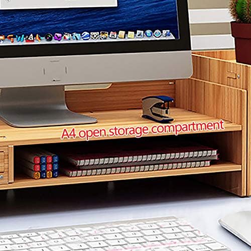 Gdrasuya10 Desk Drawer Organizers And Accessories Office Wood Desk Organizers W/Lock File Storage Computer Desktop Tray Diy Office Desk Organizer - Image 4