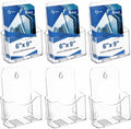 Daofary 6 x 9 Acrylic Brochure Holder, 6 Pack Wall Mount & Desktop Display by Daofary