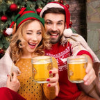 SiliFine 4 PCS Christmas Gingerbread Icon Juice Glasses - Image 6