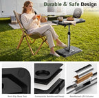 Portable Car Seat Tray Table, Height Adjustable Car Desk for Laptop - Image 5