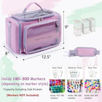 Marker Storage Organizer Case for 180–300 Markers with Dividers - Image 2