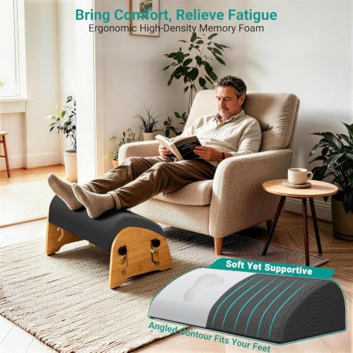 YEASHEIN Adjustable Office Foot Rest Under Desk at Work with 8 Positions - Image 4