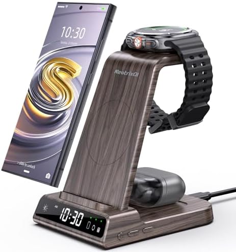 Wireless Charger for Samsung, Android Charger for Samsung Galaxy S25 Ultra by NeotrixQI