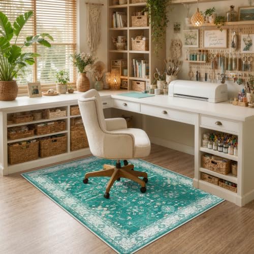 36"x48" Office Chair Mat for Hardwood Floor, Washable Non-Slip Protector - Image 7