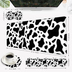 Desk Mat, Mouse Pad with Wrist Rest, 4-in-1 Large Mouse Pads for Desk, Ergonomic Mouse Pad and Keyboard Wrist Rest Gaming Keyboard Mat for Office,Cow Print - Image 6