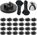 225-Pc Magnetic Cable Ties Set,Magnetic Zip Tie Mounts & Cable Ties by ZyCooom%7CMadeSimpleStrong