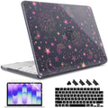 May Chen Compatible with MacBook Neo 13 inch Case 2026 Model A3404, Plastic Hard Shell,Keyboard Cover,Screen Protector,Dust Plug, for MacBook Neo 13" with A18 Pro Chip,Cosmic Galaxy by MayChen