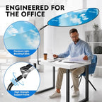 Office Cubicle Leaf Canopy Desk Shade, 52 Inch for Overhead Light Block - Image 4