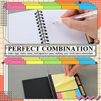 Qilery 30 Pack Lined Spiral Notebook Bulk Small Notepad and Pen Set - Image 4