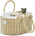 BEBE BASK Premium Baby Diaper Caddy Organizer Basket with Cotton Divider by BEBEBASK%C2%AE