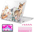 Mektron Case for 2026 MacBook Neo 13-inch A18 Pro chip A3404 Laptop Cover with 13-inch (Diagonal) Liquid Retina Display+ Keyboard Cover+ Screen Protector, Fox and Deer by Mektron
