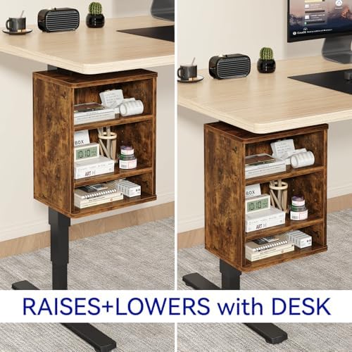 IBUYKE Under Desk Storage Cabinet Clamp on Desk Legs Shelf UTMZ012H - Image 4