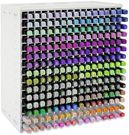 Marker Organizer,240 Slots Marker Storage Organizer with Divider by Yrangee