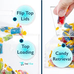 Inevibe 2 Pack Bulk Candy Dispenser with Two Lids for Desk, Office (2) - Image 6