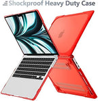 Batianda Heavy Duty Case for MacBook Air 13 Inch 2018-2020, Red - Image 3