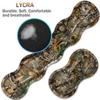 Large XXL Gaming Desk Mat 31.5"x 11.8", Ergonomic Keyboard Wrist Rest & Mouse Pad Wrist Rest + Coaster Set, Non-Slip Base, Memory Foam, Office and Home, Camouflage Giraffe - Image 2