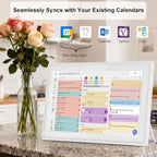 Digital Calendar 10.1 Inch Wall Plan Touch Screen WiFi picture esay to use - Image 2
