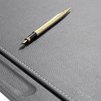 MOOGCO Bonded Set - Desk Accessories - Leather Desk Organizer - Bonded Leather Set - Office Desk Accessories - Home Office Accessories - Desk Supplies - Leather Desk Set - Office Accessories - Image 2
