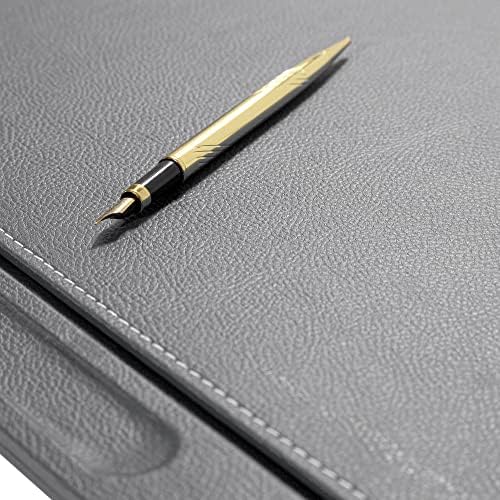 MOOGCO Bonded Set - Desk Accessories - Leather Desk Organizer - Bonded Leather Set - Office Desk Accessories - Home Office Accessories - Desk Supplies - Leather Desk Set - Office Accessories - Image 2