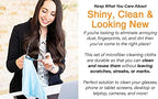 Elite Tech Gear The Most Amazing Microfiber Cleaning Cloths - Perfect for Cleaning Eyeglasses and All Electronic Device Screens, & Delicate Surfaces - Image 7
