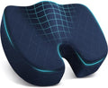 TushGuard Seat Cushion - for Office Chair, Car Seat, Airplane, Bleacher - Sciatica & Coccyx Pain Relief Desk Chair Cushion for Long Sitting Office Workers, Car Drivers(Blue,X-Large) by TushGuardSeatCushonsPillows