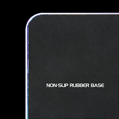 ENHANCE LED Gaming Mouse Pad RGB - Hard Mouse Pad with 7 Light Up Modes and Brightness Controls - Large Surface (13.75 x 9.8 in) with Glowing Lights and Rubber Non-Slip Grip for Desktop Gamers - Image 6
