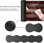 Ergonomic Keyboard Wrist Rest & Mouse Pad Wrist Rest Set,XL Gaming Desk Mat 31.5"x 11.8",Non-Slip Base,Memory Foam,Easy Typing Pain Relief for Office & Home,Vintage USA Flag Bald Eagle - Image 3