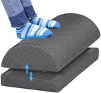 CushZone Foot Rest for Under Desk at Work, Grey-20 in by CushZone