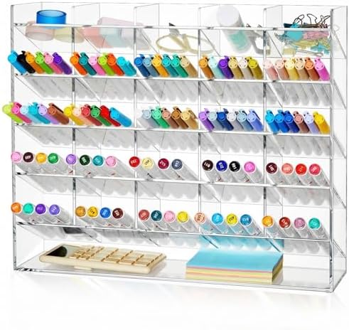 MotiMind Acrylic Pen and Marker Organizer for 300 Markers by MotiMind