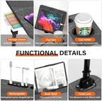 Lap Desk for Bed Adjustable Height with USB Port 23.6" x15.7" Desktop - Image 5
