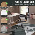 Office Chair Mat for Hardwood Floor & Tile Floor,48"X 60"-Triangle - Image 3