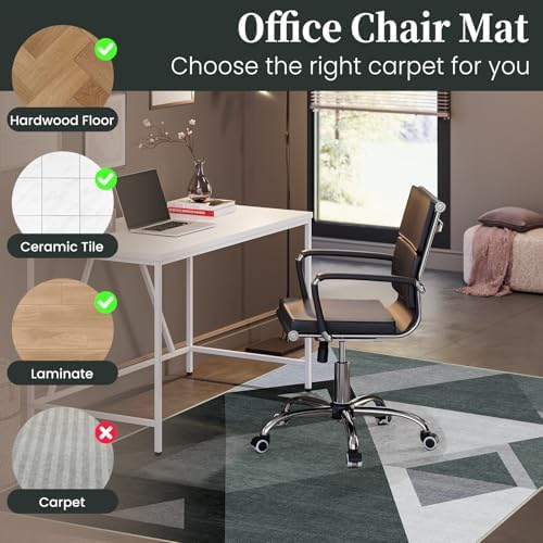 Office Chair Mat for Hardwood Floor & Tile Floor,48"X 60"-Triangle - Image 3