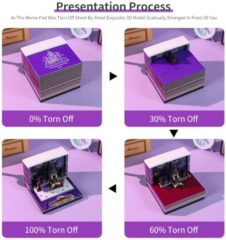 3D Time Piece Calendar, 2027 Desk Calendar With LED Light, 3d Tree Memo Pad Creative Desk Calendar, Christmas Gift for Colleague Friend, Desktop Decoration (Broom Bar) - Image 4