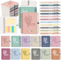 Sprial Notebooks with Pens Bulk, 48 Pack, 5.5 x 4.7 Inch, Bible by Culudea