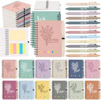 Sprial Notebooks with Pens Bulk, 48 Pack, 5.5 x 4.7 Inch, Bible by Culudea