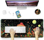 Blusabaca Mushroom Mouse Pad, Funny Cute Desk Mat Office Accessories Decor - Image 2