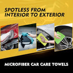 HOMEXCEL Microfiber Cleaning Cloth 150 Pack, 12.5 x 12.5 inch Microfiber Towels for Cars, Ultra Absorbent Car Washing Cloth, Lint Streak Free Cleaning Rags for Car, Kitchen, and Window, Multicolor - Image 5