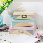 SLPR - Decorative Cardboard Photo Storage Boxes with Lids, Set of 3 - Image 2