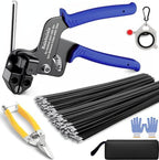 Balabulala150PCS (3 sizes) Heavy Duty 304 Stainless Steel Cable Tie Gun Kit by Balabulala
