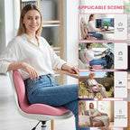 Ergonomic Seat Cushion for Office Chairs Lumbar Support Pillow, Pink - Image 6